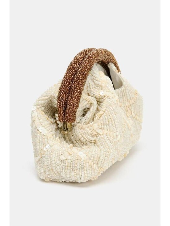 Zara Handbags - ZARA APPLIQUE CLUTCH BAG